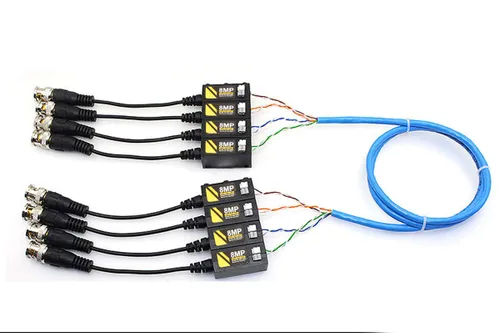 Miniatura 5 de heneng 20 pares de conectores de balun de video pasivo BNC - Soporta AHD/TVI/CVI/CVBS (hasta 8MP: 720P/960P/1080P/3MP/5MP) para cámara de seguridad
