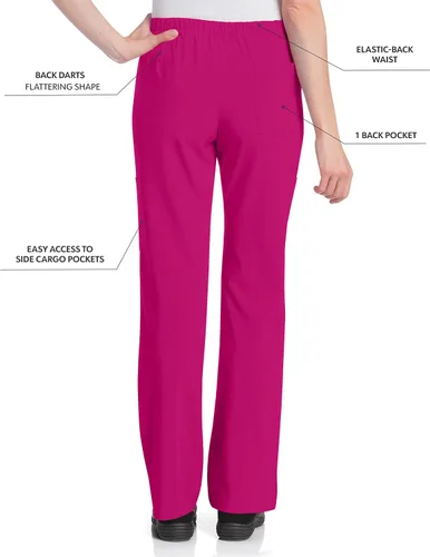 Miniatura 5 de Urbane Women's Performance Tailored Fit Stretch 6-Pkt Cargo Scrub Pants 9312