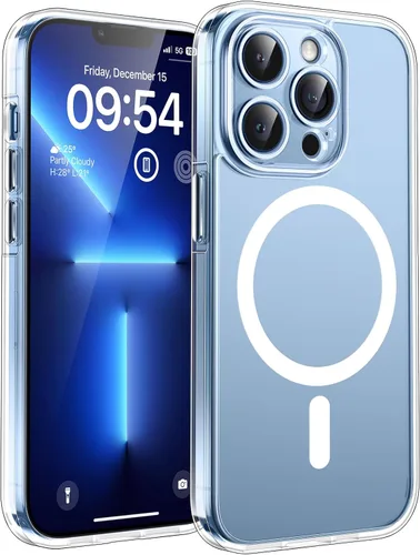 Miniatura 31 de TOCOL Funda para iPhone 11, compatible con Magsafe, protección completa de cámara, imanes integrados, protección contra caídas, funda translúcida