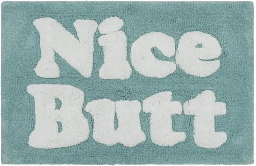 Miniatura 13 de Jessica Simpson Alfombra de baño de algodón, alfombra de baño de alta calidad, decoración lavable a máquina, 20 x 32 pulgadas, bonito trasero, gris