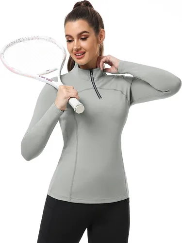 Miniatura 4 de CADMUS Women's Compression Long Sleeve Shirts for Hiking Running Dry Fit Tights