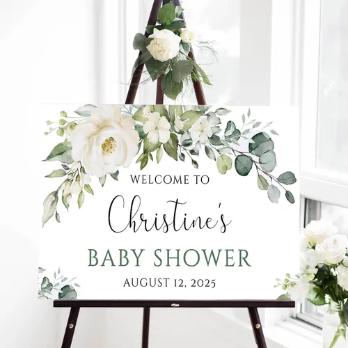 Miniatura 17 de Letrero personalizado de Baby In Bloom, letreros de bienvenida para baby shower, decoraciones de baby shower, baby shower, letrero de bebé