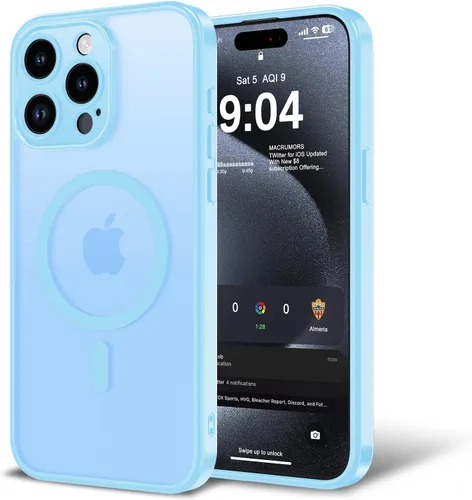 Miniatura 50 de Funda para iPhone 11 con protector de pantalla, compatible con MagSafe, ultra delgada, translúcida, mate, a prueba de golpes, color negro