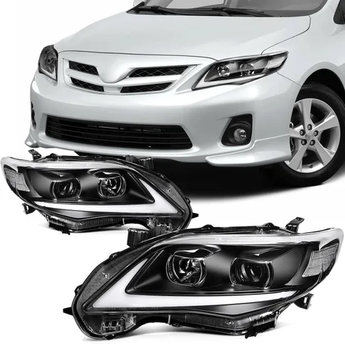 Miniatura 34 de Ensamble de faros SCITOO Compatible con 2010-2014 para Subaru Legacy 2010-2014 para Subaru Outback Faros con lente transparente y carcasa cromada