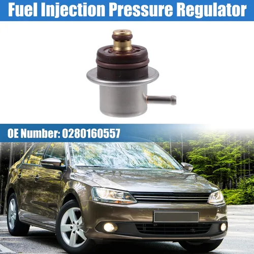 Miniatura 2 de X AUTOHAUX Regulador de presión de inyección de combustible para Volkswagen EuroVan 1993 para Volkswagen EuroVan 1995 reemplaza 0280160557