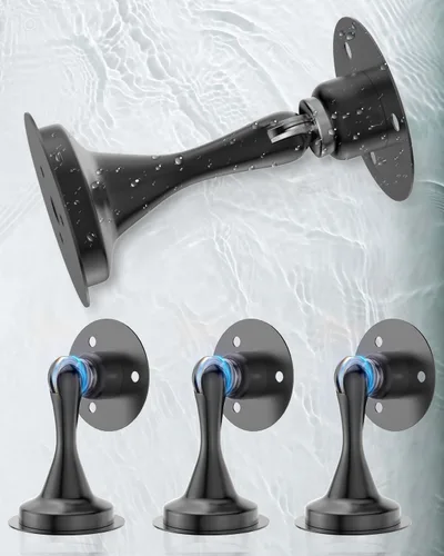 Miniatura 21 de Topes de puerta magnéticos de acero inoxidable - Juego de 2 Soportes resistentes para puerta de acero inoxidable para la parte inferior y superior