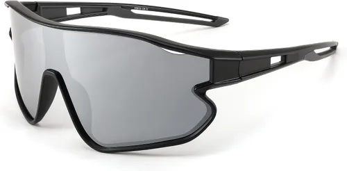 Miniatura 2 de FEISEDY Gafas de sol unisex para jóvenes, gafas de sol de béisbol y tenis, UV400 deportivas para niños y niñas, pantallas de ciclismo B4064