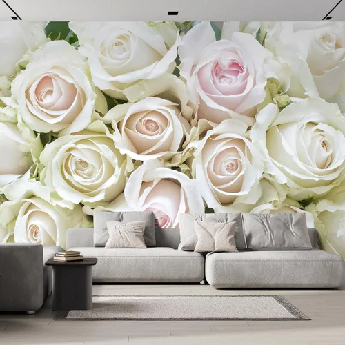 wall26 - Mural de pared elegante con flores de rosa, foto floral, removible, autoadhesivo, papel pintado grande - 66x96 pulgadas Flor-1912-m24