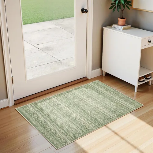 Miniatura 59 de Tortania - Tapete de 2x3 pies para sala, tapete suave y lavable de estilo bohemio marroquí y rústico para interiores, habitación, oficina y debajo