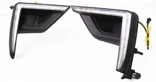 Miniatura 3 de Para Land Cruiser Prado 2018-2021 Luz de señal LED DRL Trun Blanco Ámbar US