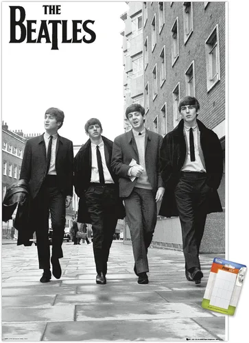 Miniatura 12 de Trends International The Beatles - Póster de pared "En Londres", 22.375 x 34 pulgadas, versión con marco de madera de granero