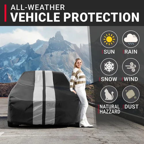 Miniatura 2 de iCarCover Funda de automóvil personalizada para Mercedes-Benz 190b, 190D, 190Db, 190c, 190Dc (1958-1965), impermeable, para todo tipo de clima