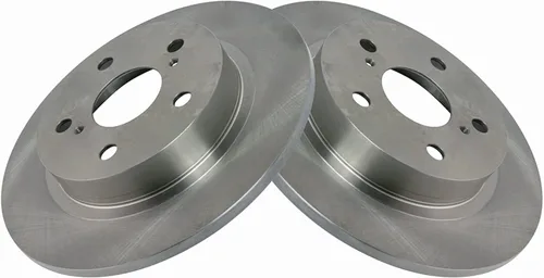 Miniatura 6 de TRQ Kit de pastillas de freno trasero y rotor, kit químico de freno, pastillas de freno Rotor de freno de cerámica compatible con Scion tC 2011-2016