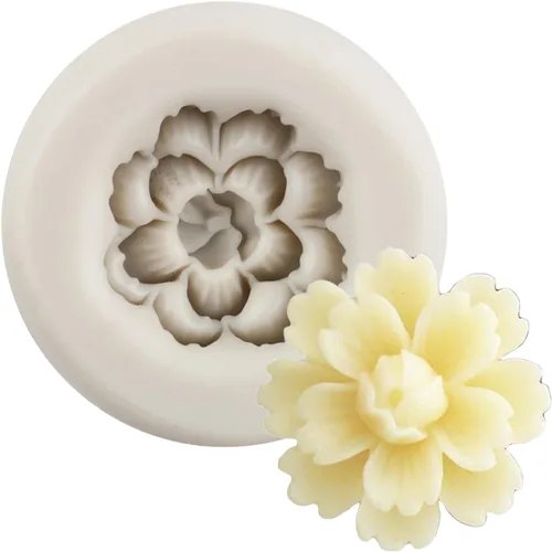 Miniatura 13 de Molde de caramelo de silicona rosa Mini flor Fondant moldes de chocolate para decoración de pasteles Decoración de cupcakes Pasta de goma