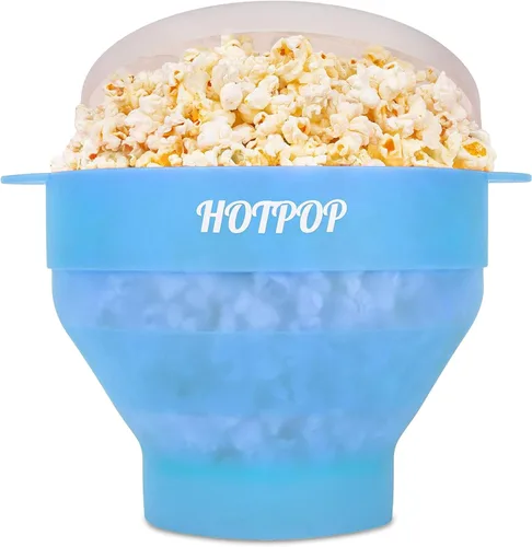 Miniatura 24 de El original Hotpop - Palomitas de maíz para microondas, máquina de palomitas de silicona, cuenco plegable sin BPA y apto para lavavajillas - 20 Gris