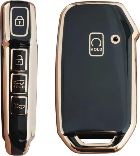Miniatura 3 de Para Kia Funda para Llavero con Control Remoto sin Llave con Llavero Inteligente Compatible con Kia Telluride 2023 2024 Funda para Llavero de Coche
