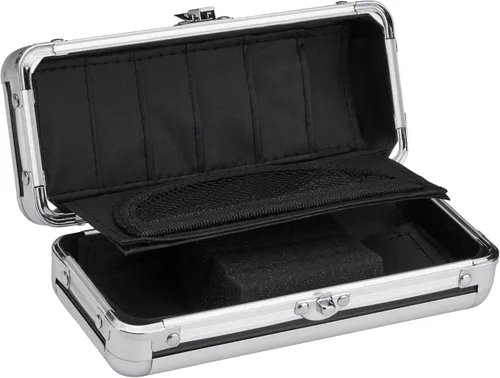 Miniatura 4 de Casemaster Sole - Estuche de aluminio delgado para dardos con capacidad para 3 puntas de acero y punta suave con suficiente espacio para mantener
