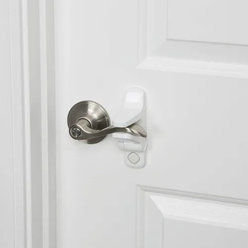 Miniatura 8 de Safety 1st OutSmart - Cerradura de palanca de puerta a prueba de niños, color blanco, 1 unidad