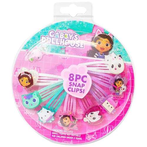 Miniatura 11 de LUV HER Clips de pelo Barbie para niñas, clips de presión, paquete de 8, multicolor, para edades 3+