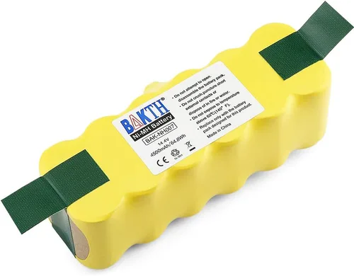 BAKTH Reemplazo de batería Irobot de 14.4V para Roomba: 4500mAh NI-MH Batería para Robot Roomba R3 500 600 700 800 900 Series 500 510 531 535 540