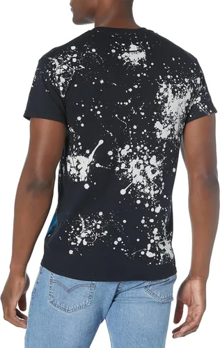 Miniatura 2 de Liquid Blue Camiseta David Bowie Ziggy Havoc para hombre, Negro