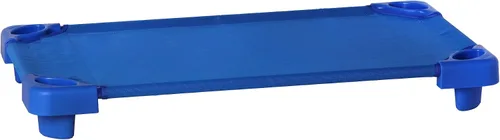 Miniatura 2 de Sprogs Camillas apilables para niños de uso pesado de 40" de largo para guarderías de preescolar, para descanso y siesta, SPG-0232-5-12PK, azul Azul