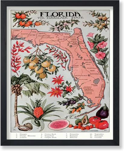 Miniatura 37 de Monem Art Mapa Monumental Vintage de Florencia Impresión - Póster de Viaje Retro - Arte de Italia - Gran Regalo para Hombres, Mujeres, Amantes