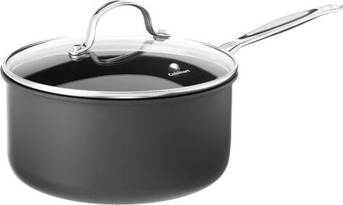 Miniatura 2 de Cuisinart Chef's Classic - Cacerola anodizada dura antiadherente de 1 cuarto de galón con tapa, 619-14 Cacerola con tapa