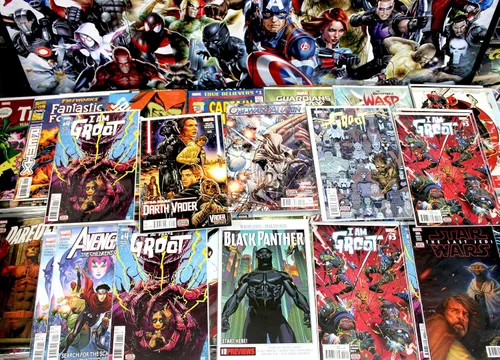Miniatura 7 de Paquete de Regalo de Libros de Cómics Premium - Colección de 24 - SOLO MARVEL - Bolsa de Ataque de Cómics de Superhéroes
