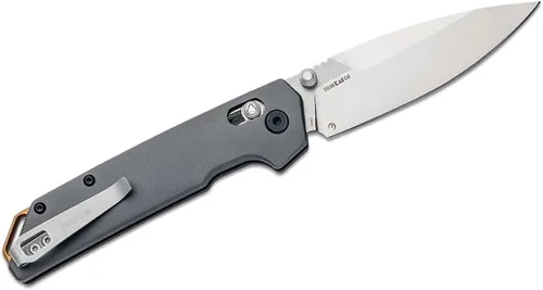 Miniatura 2 de Kershaw Iridium Reverse Tanto - Cuchillo de bolsillo plegable, elegante hoja de acero D2 de 3.4 pulgadas, mecanismo de bloqueo DuraLock, mango