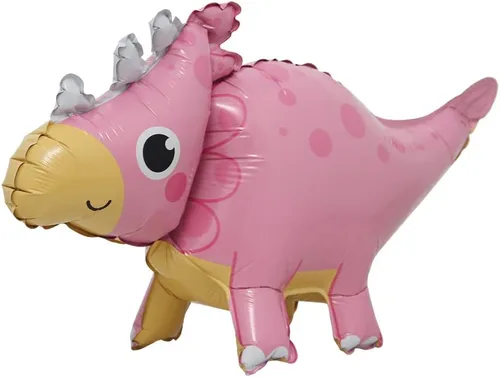 Miniatura 36 de Globos de animales 3D autosostenibles RUIANSI de zorro, koala, león, elefante, panda, vaca, conejo, dinosaurio, triceratops, estegosaurio para baby