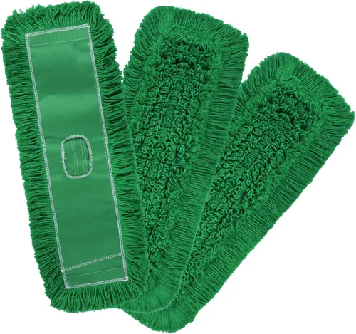 Miniatura 15 de Matthew Cleaning - Cabezales de repuesto lavables de algodón de resistencia industrial de 24 pulgadas para uso residencial y comercial, ajuste a Azul