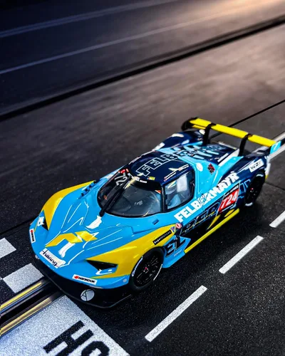 Miniatura 2 de Carrera 27744 KTM X-Bow GTX Felbermayr No.724 Escala 1:32 Ranura analógica de coches de carreras de vehículos de carreras de coches