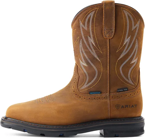 Miniatura 3 de Ariat Sierra Shock Shield Botas de trabajo impermeables con punta de acero para hombre