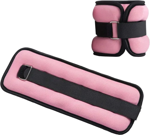 Miniatura 12 de Pesas de tobillo/muñeca, pesas pequeñas para mujeres y niños, equipo de ejercicio con correas ajustables para fitness, gimnasio, baile, caminar