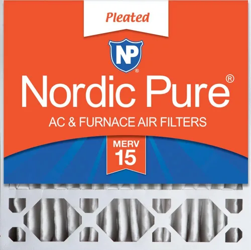 Miniatura 37 de Nordic Pure 20 x 20 x 5 (19_5/8 x 19_7/8 x 4_3/8) Honeywell/Lennox MERV 12 filtros de aire de repuesto, 2