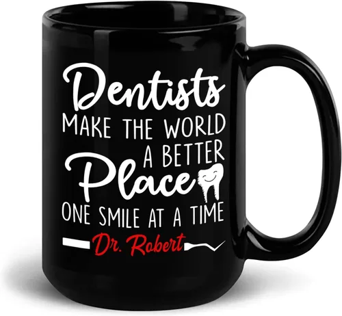 Miniatura 15 de El mejor regalo para dentista, regalo personalizado para dentista, apreciación del dentista, taza de oficina dental, taza de odontología, regalo