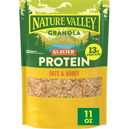 Miniatura 11 de Nature Valley Protein Granola, Banana Bread Flavor, Resealable Snack Pouch, 11 oz