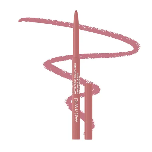 wet n wild Perfect Pout - Lápiz delineador de labios de gel retráctil mate, rico color cremoso de larga duración, aplicación bien definida e