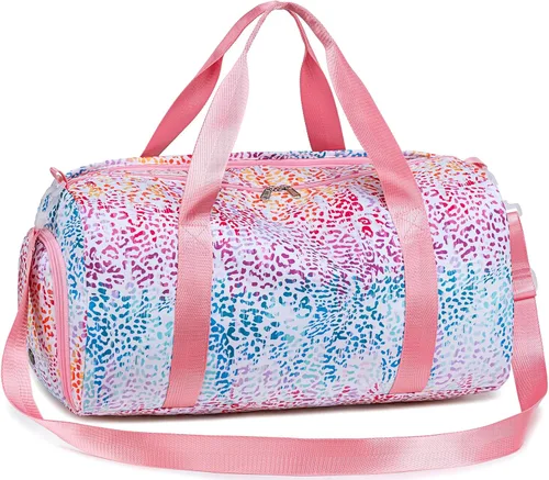 Bolsa de deporte para gimnasio, bolsa de lona con bolsillo húmedo, bolsa de fin de semana con bolsa impermeable para zapatos y agujero de aire para