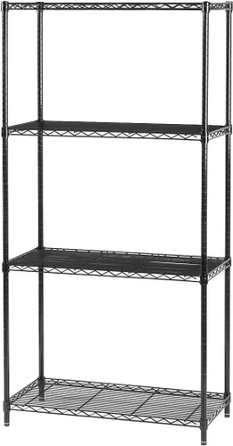 Safco Productos Unidad de inicio de estantería de alambre industrial 36 pulgadas de ancho x 18 pulgadas de profundidad x 72 pulgadas de alto (la