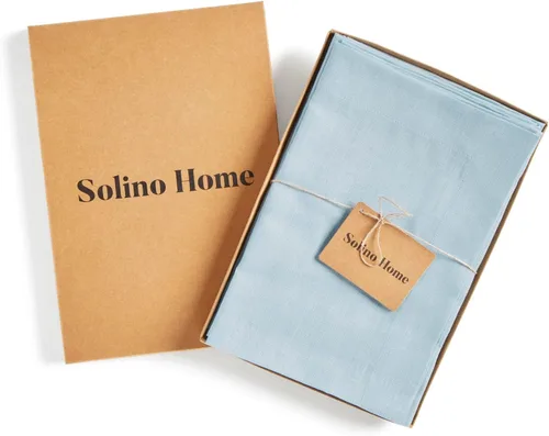 Miniatura 11 de Solino Home Juego de 4 manteles individuales blancos de 100 % lino puro de 14 x 14 pulgadas para invierno, San Valentín, primavera, Pascua, Fete