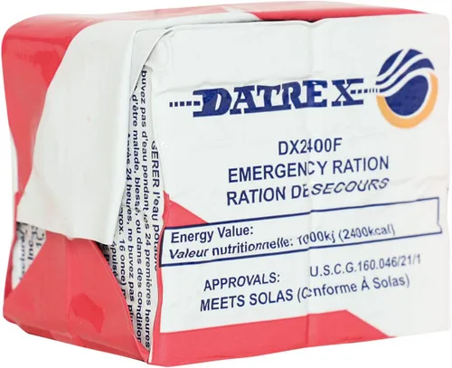 Miniatura 2 de DATREX. Barras de ración de alimentos en caso de catástrofe o supervivencia, 2400 Calorías por paquete de 12 barras.