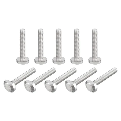 Miniatura 11 de uxcell Pernos de ranura en T, 20 piezas M5x16mm ranura en T Pernos deslizantes Pernos deslizantes 304 Tornillos en forma de T de acero inoxidable