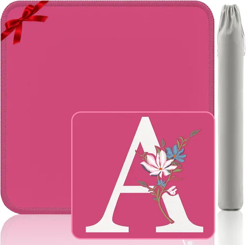 Miniatura 36 de Tapete Mahjong para mesa, neopreno antideslizante con reducción de ruido, 32.4 x 32.4 pulgadas, azul, perfecto para mahjong americano, póker