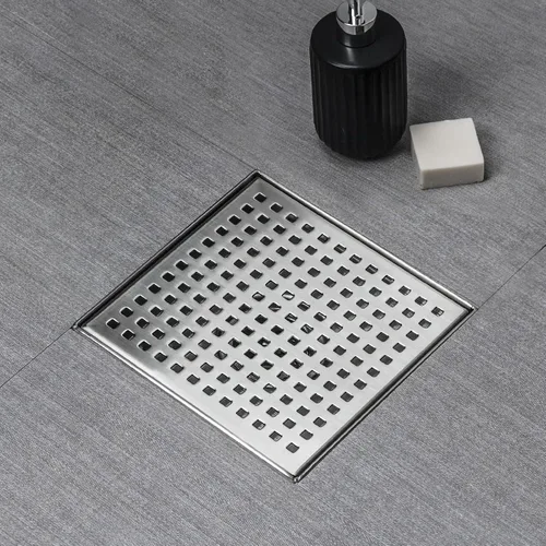 Miniatura 32 de SaniteModar Drenaje de ducha lineal de 48 pulgadas con inserción de azulejos Stealth y paneles 2 en 1 de acero inoxidable 304 cepillado pulido.