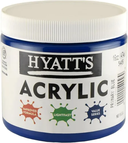 Miniatura 25 de Hyatt's Alizarine - Pintura acrílica carmesí Tubo de pintura acrílica de 2.5 fl oz de grado artístico Secado rápido y pintura no tóxica