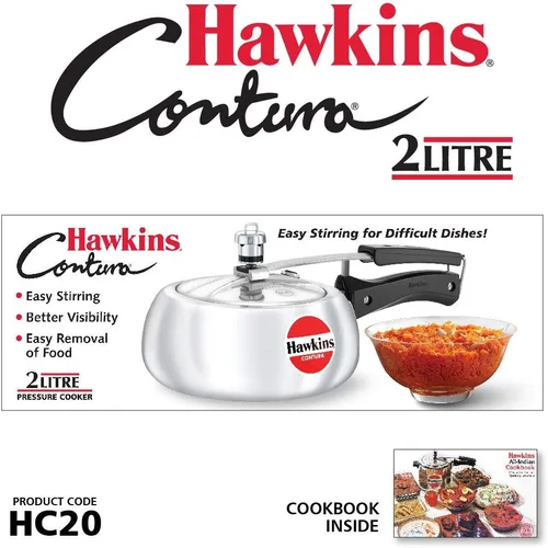 Miniatura 2 de Hawkins Contura 2L Olla a presión con tapa interior de aluminio (plateado)