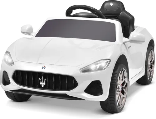 Miniatura 10 de Joywhale - Auto de juguete con licencia Maserati para niños de 12 V, vehículo eléctrico con batería, para edades 3-6, con control remoto de 2.4G