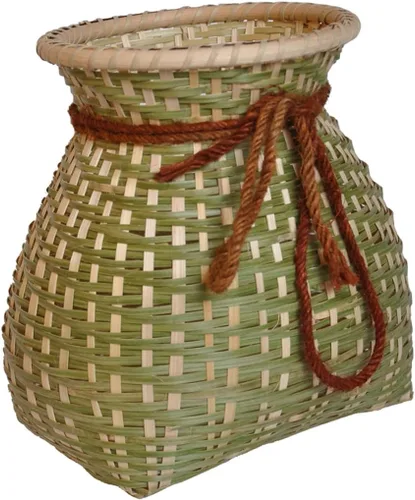 Miniatura 3 de STOBAZA Cesta tejida de bambú hecha a mano, sin olor, para juguetes, mantas, decoración rústica del hogar, 2
